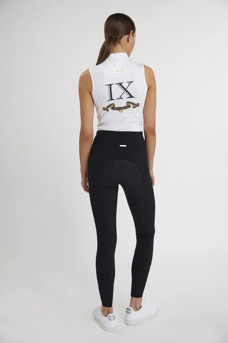 Holland Cooper Equestrian Sleeveless Base Layer- White-1